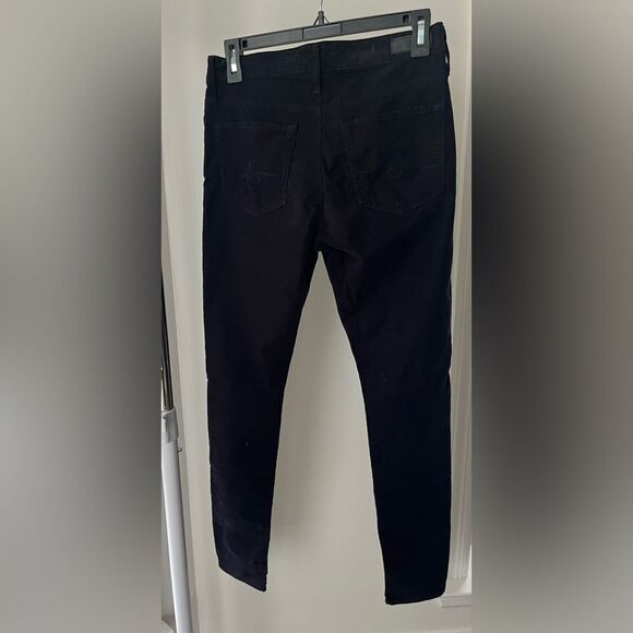 AG Women’s Farrah Black Corduroy Skinny Pants Size 24‎ - Picture 5 of 11